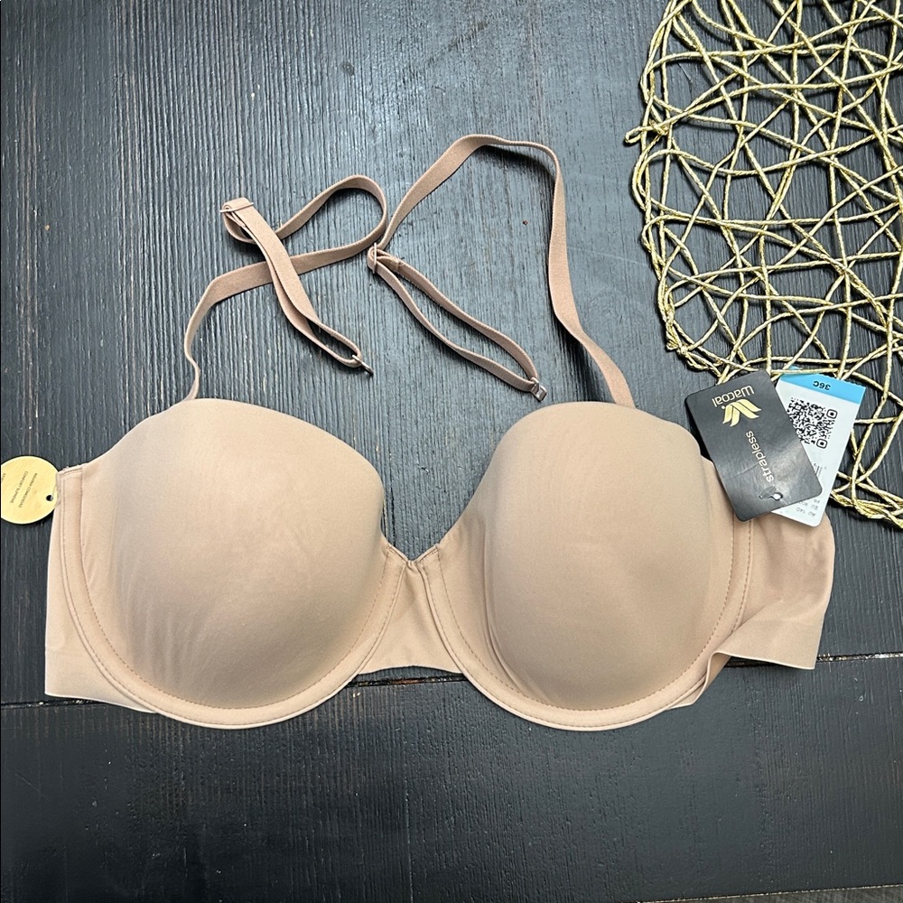 Wacoal Comfort First T-Shirt Bra Women's 36C Roebuck Strapless Underwired 854339 - Picture 7 of 10